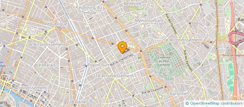 localisation de l'entreprise SCI REM  PARIS