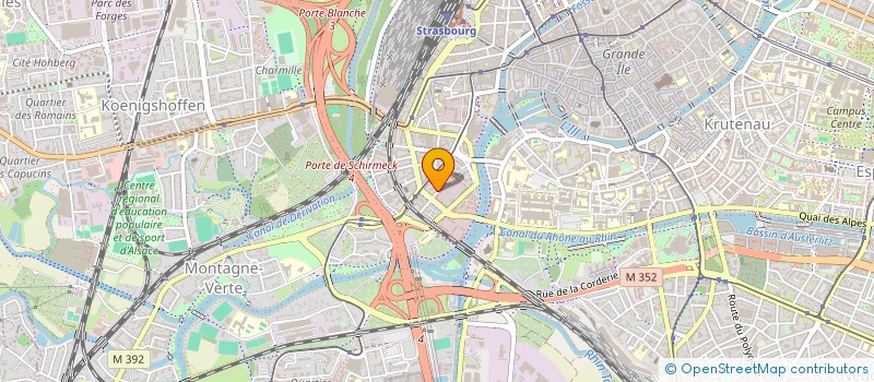 localisation de l'entreprise SCI REMA à STRASBOURG