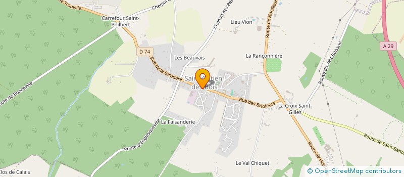 localisation de l'entreprise SCI REMA  SAINT-GATIEN-DES-BOIS