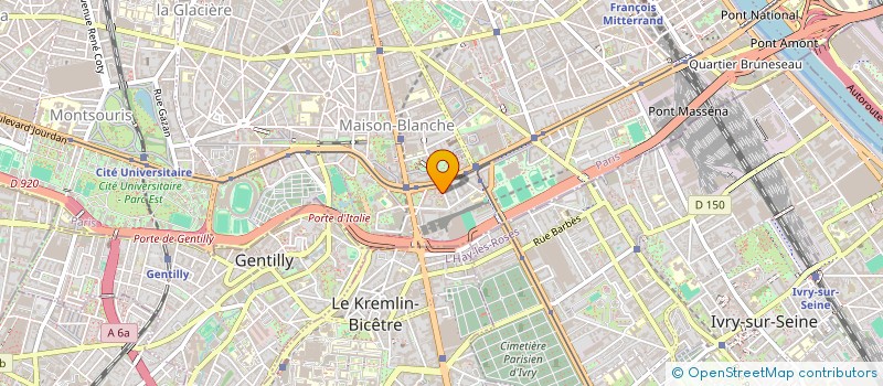 localisation de l'entreprise SCI REMADNA  PARIS