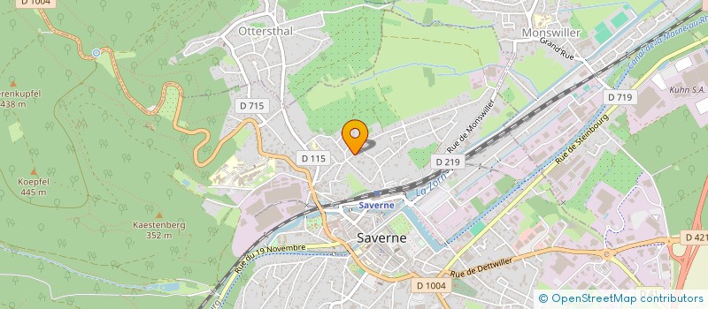 localisation de l'entreprise SCI REMAFIN  SAVERNE