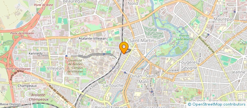 localisation de l'entreprise SCI REMAGI à RENNES