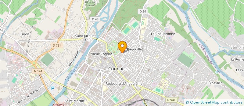 localisation de l'entreprise SCI REMAIP à COGNAC