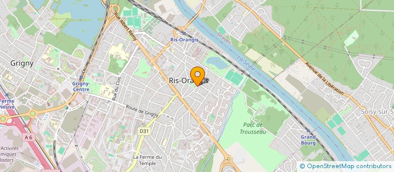 localisation de l'entreprise SCI REMARO à RIS-ORANGIS