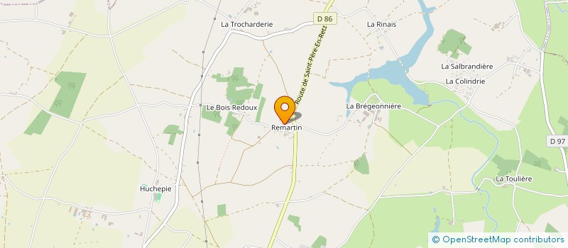 localisation de l'entreprise SCI REMARTIN 2006  PORNIC