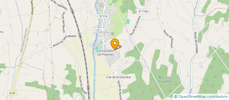 localisation de l'entreprise SCI REMAX  CLERIEUX