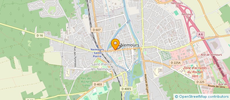 localisation de l'entreprise SCI REMCYL  NEMOURS