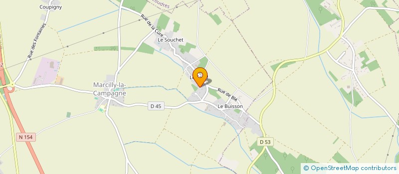 localisation de l'entreprise SCI REMEC  MARCILLY-LA-CAMPAGNE