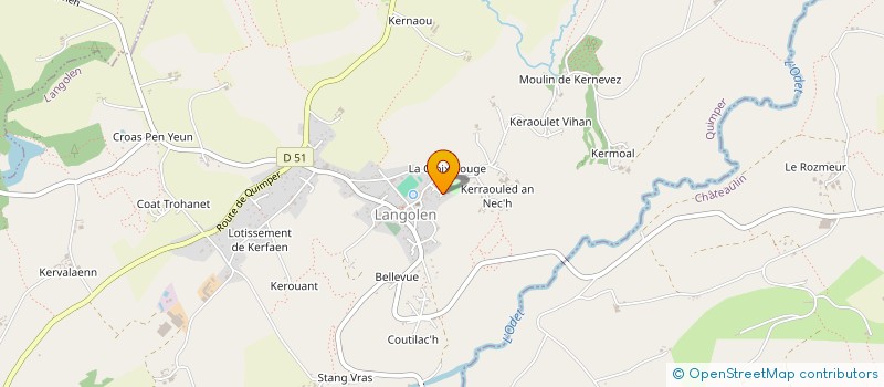 localisation de l'entreprise SCI REMFA  LANGOLEN