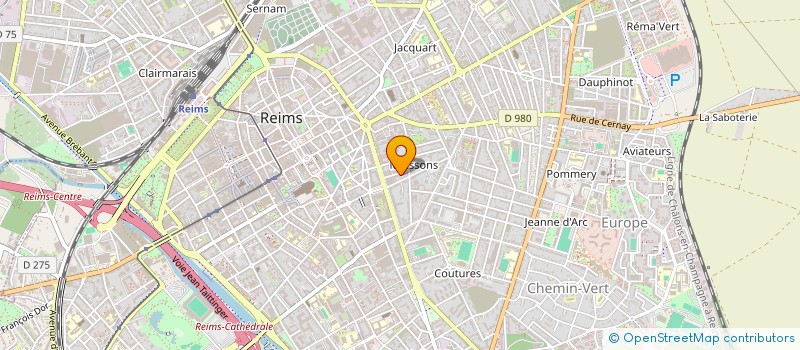 localisation de l'entreprise SCI REMI  REIMS