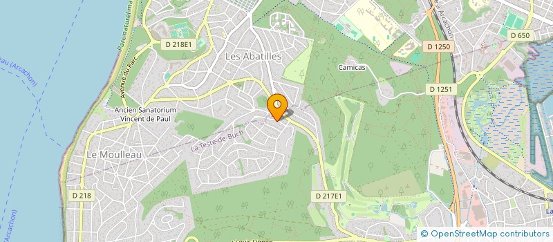 localisation de l'entreprise SCI REMI  LA TESTE DE BUCH