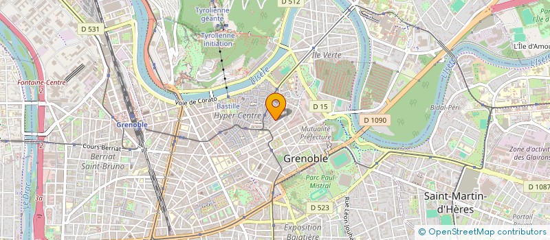 localisation de l'entreprise SCI REMI & ELSA  GRENOBLE