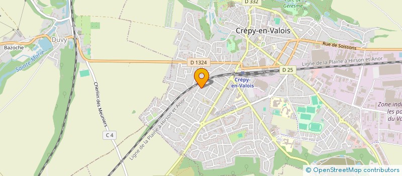 localisation de l'entreprise SCI REMIA  CREPY-EN-VALOIS