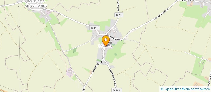 localisation de l'entreprise SCI REMIAN à BEVILLERS