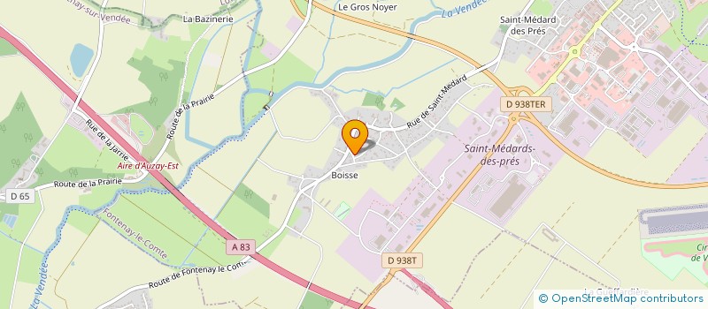 localisation de l'entreprise SCI REMICHELLE  FONTENAY-LE-COMTE