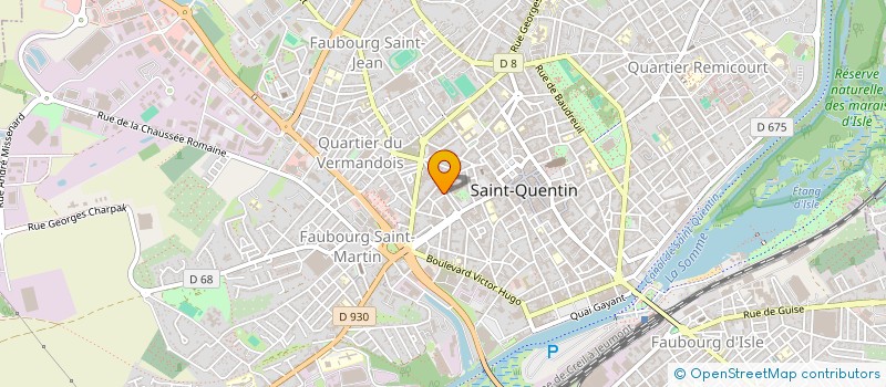 localisation de l'entreprise SCI REMICOURT à SAINT-QUENTIN