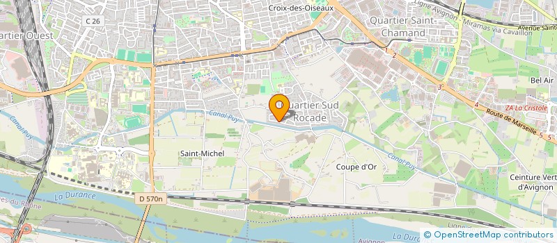 localisation de l'entreprise SCI REMICY  AVIGNON