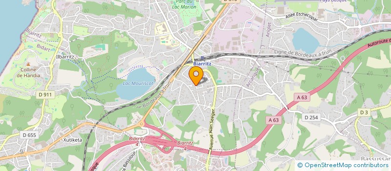 localisation de l'entreprise SCI REMIFA à BIARRITZ