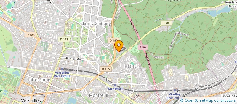 localisation de l'entreprise SCI REMILLY25 à VERSAILLES