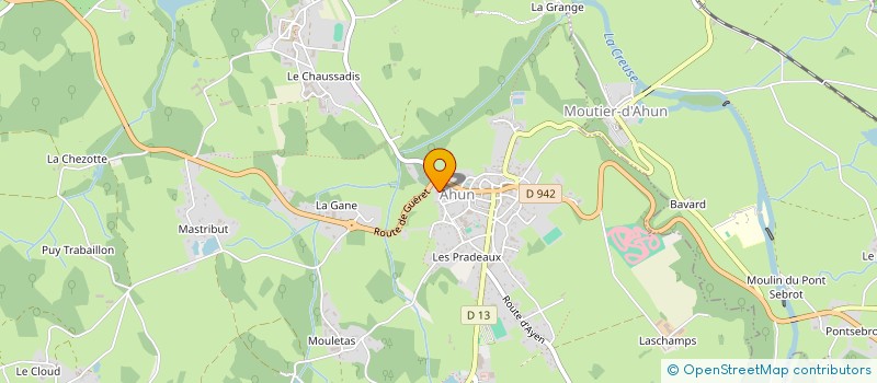 localisation de l'entreprise SCI REMIVAL à AHUN