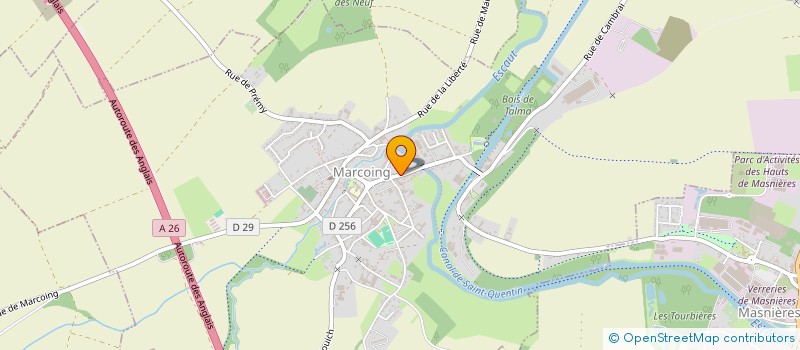 localisation de l'entreprise SCI REMMED  MARCOING