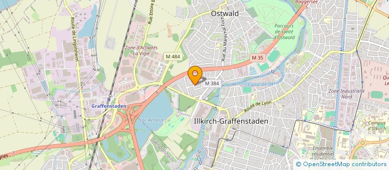 localisation de l'entreprise SCI REMO  OSTWALD