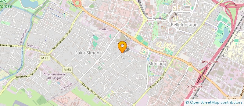 localisation de l'entreprise SCI REMOGUI à TOULOUSE