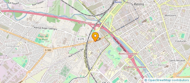 localisation de l'entreprise SCI REMOISE DE LA PORTE DE PARIS  REIMS