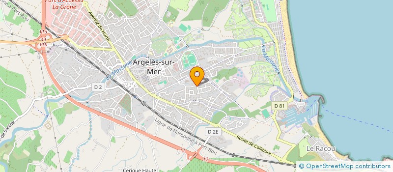 localisation de l'entreprise SCI REMOLINS  ARGELES-SUR-MER