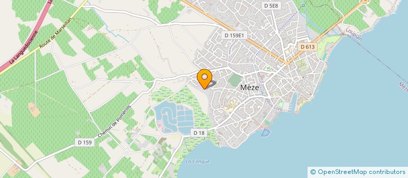 localisation de l'entreprise SCI REMOND à MEZE