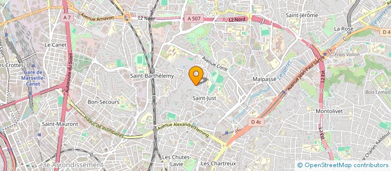 localisation de l'entreprise SCI REMONTADA à MARSEILLE