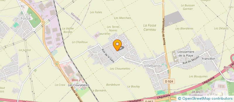 localisation de l'entreprise SCI REMPARTS IMMOBILIER  VILLEBAROU