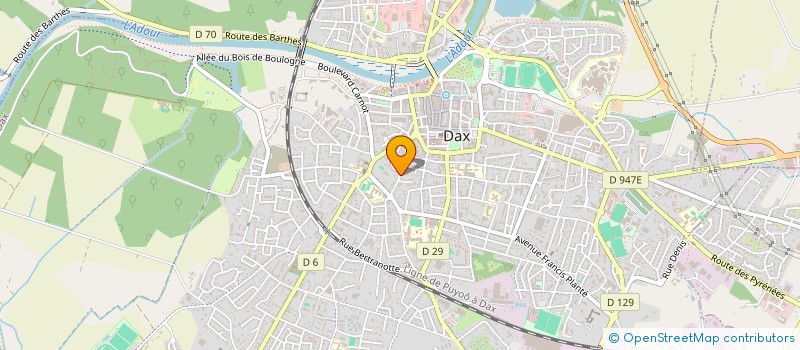 localisation de l'entreprise SCI REMSAB BAOUR à DAX