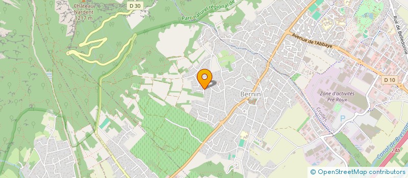 localisation de l'entreprise SCI REMULAC  BERNIN