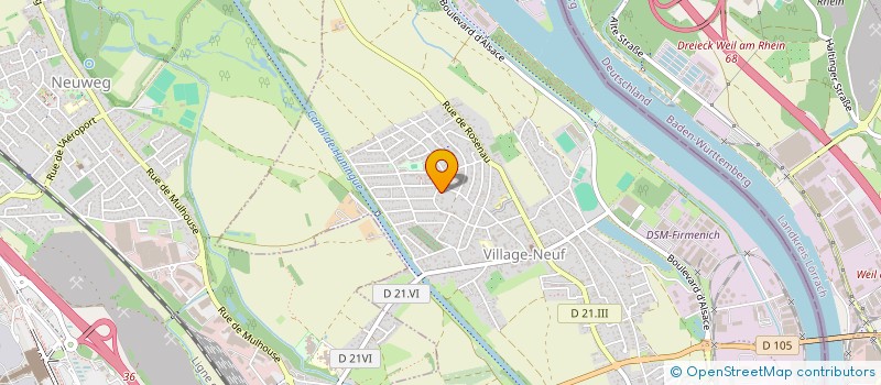 localisation de l'entreprise SCI REMUS  VILLAGE-NEUF