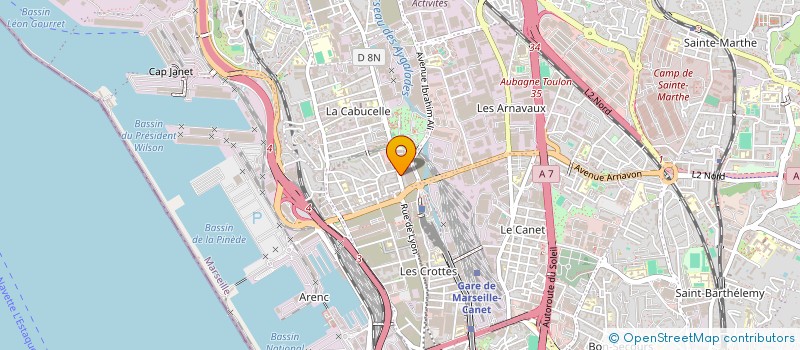 localisation de l'entreprise SCI REMY à MARSEILLE