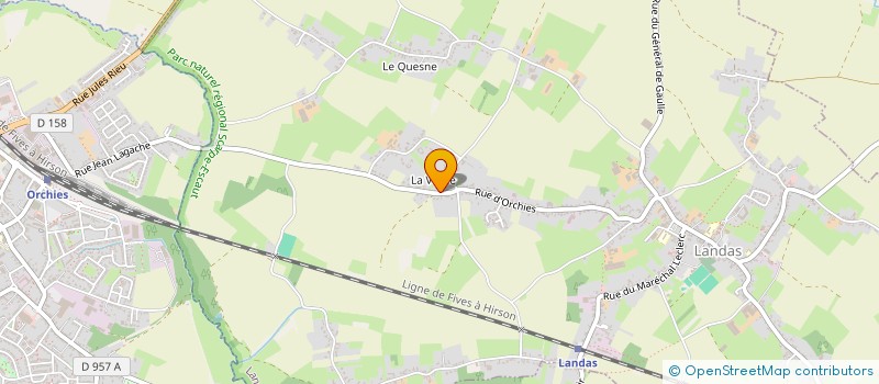 localisation de l'entreprise SCI REMY  LANDAS