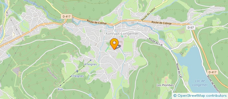 localisation de l'entreprise SCI REMY à XONRUPT-LONGEMER