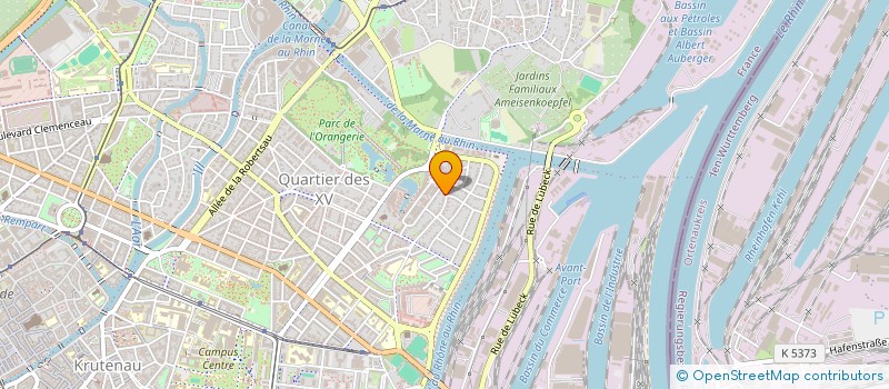 localisation de l'entreprise SCI REMY ALPAGE  STRASBOURG