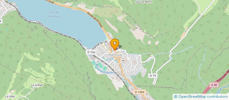 localisation de l'entreprise SCI REMYERIC à NANTUA