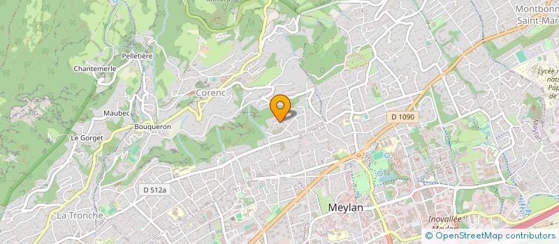 localisation de l'entreprise SCI REMYNEY  CORENC