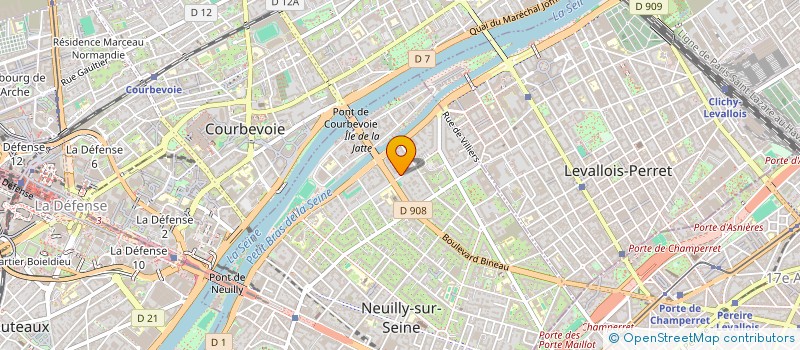 localisation de l'entreprise SCI REN à NEUILLY-SUR-SEINE