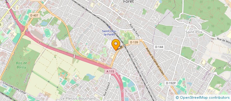 localisation de l'entreprise SCI REN  SAINT-LEU-LA-FORET