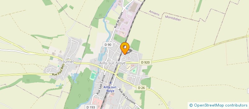 localisation de l'entreprise SCI REN-BLAN à AILLY-SUR-NOYE