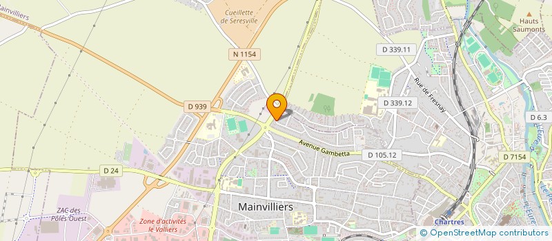 localisation de l'entreprise SCI REN ET WANG à MAINVILLIERS