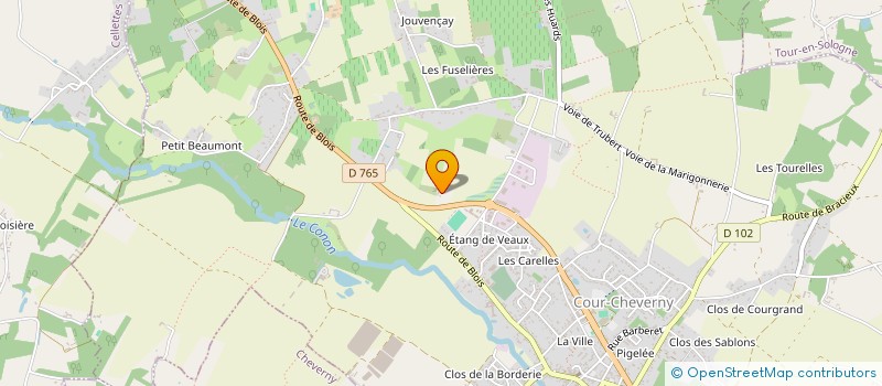 localisation de l'entreprise SCI RENA  COUR-CHEVERNY