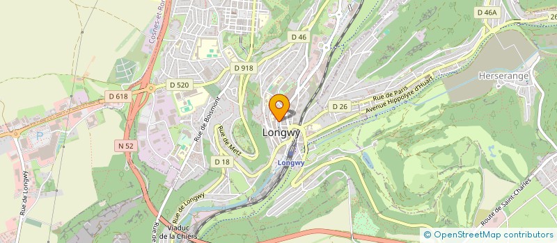 localisation de l'entreprise SCI RENA à LONGWY