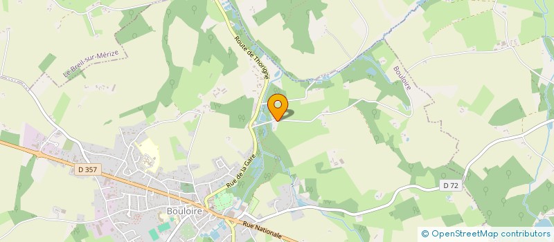 localisation de l'entreprise SCI RENA IMMO  BOULOIRE