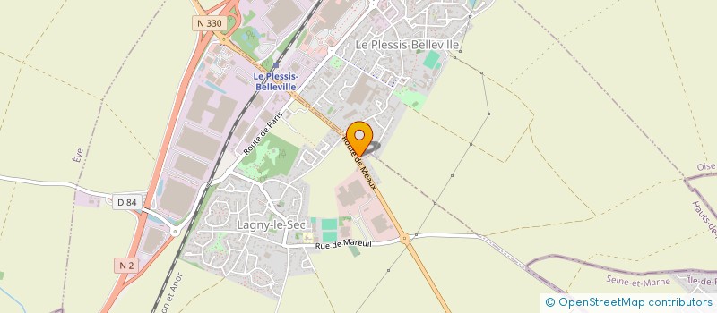 localisation de l'entreprise SCI RENAI'SSANCE  LAGNY-LE-SEC