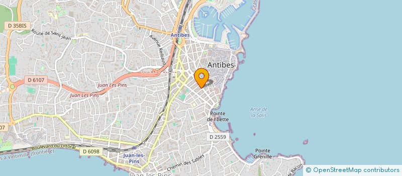 localisation de l'entreprise SCI RENAIS'SENS à ANTIBES